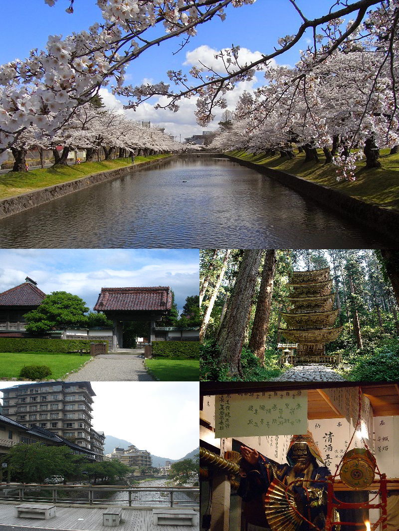 山形県鶴岡市のモンタージュ画像。
