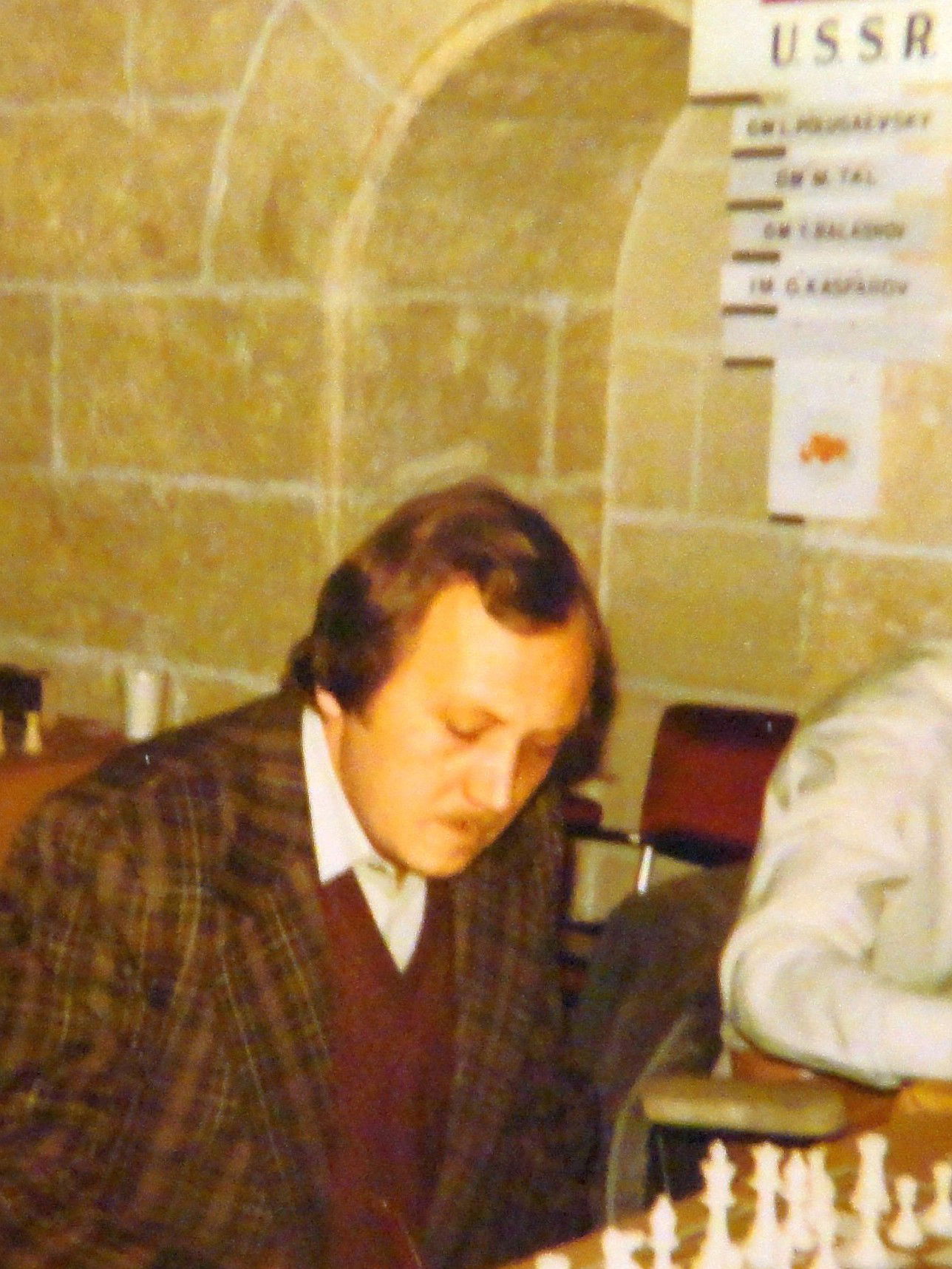 Yuri Balashov, Chess Olympiad 1980 at Valletta in Malta.