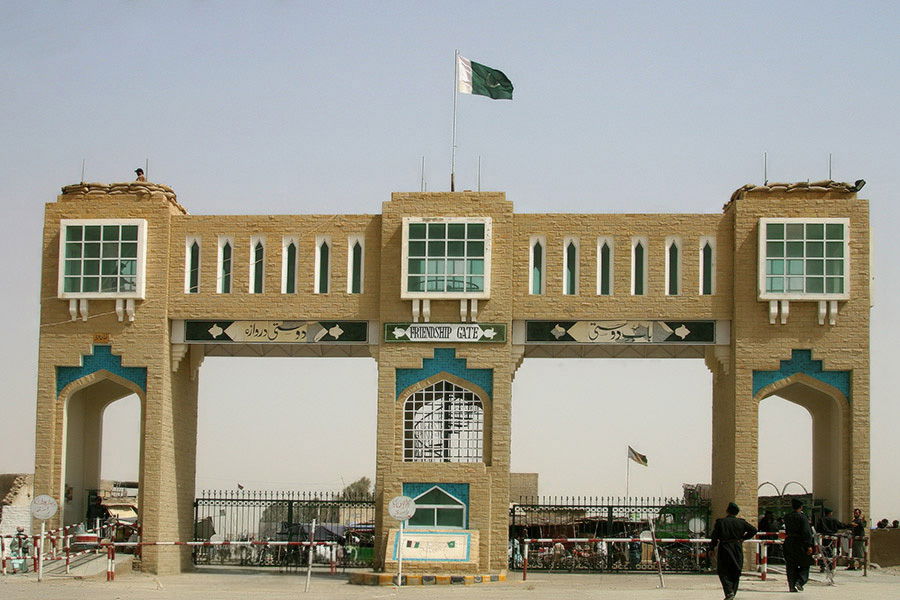Pak Afghan friendship gate Chaman city.