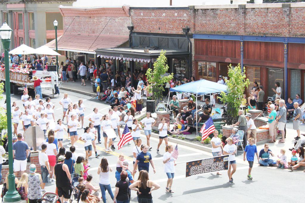 Photo of the Annual Red Suspenders Parade