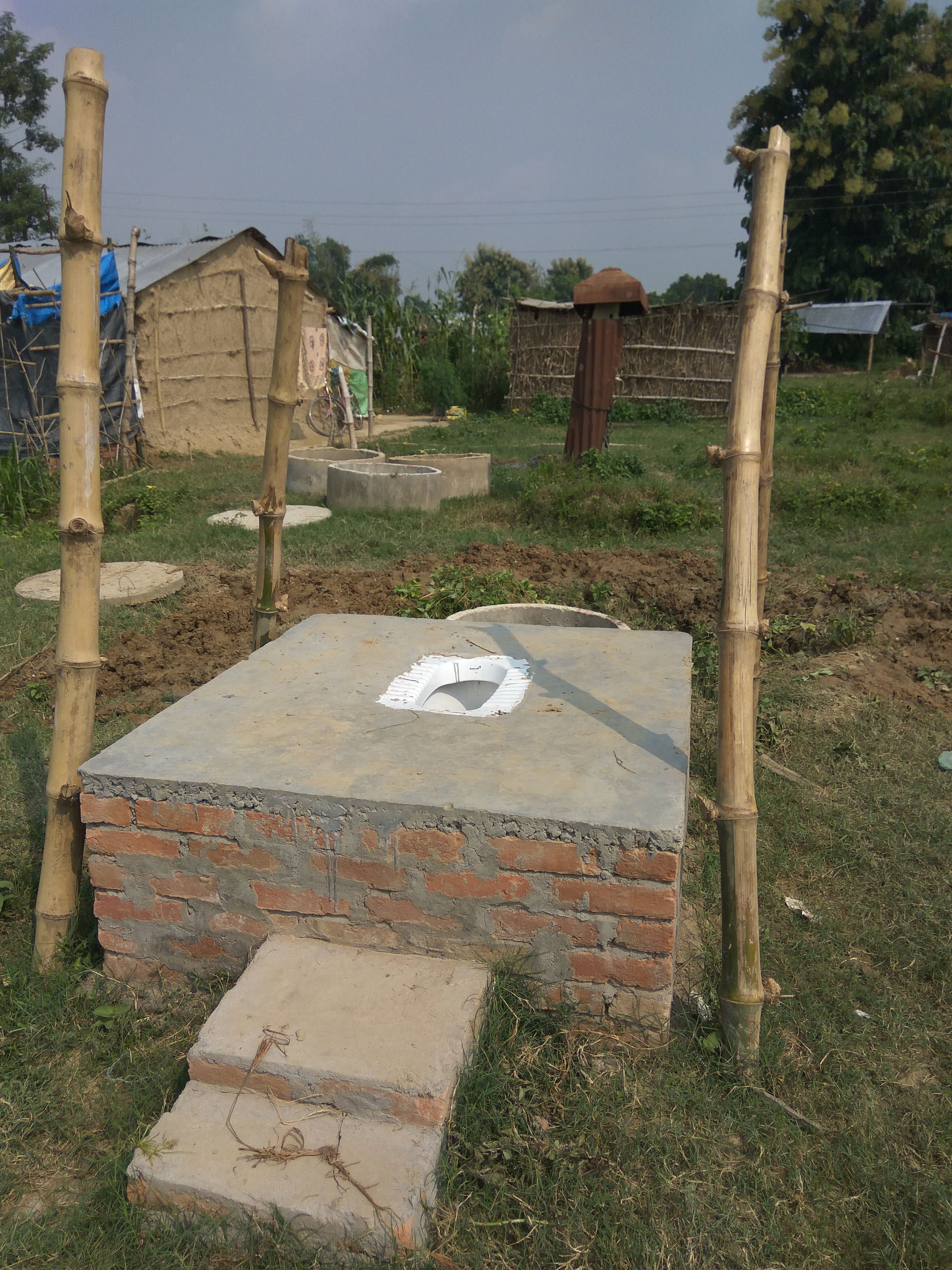 Toilet at Gulariya, Bardiya, Nepal.