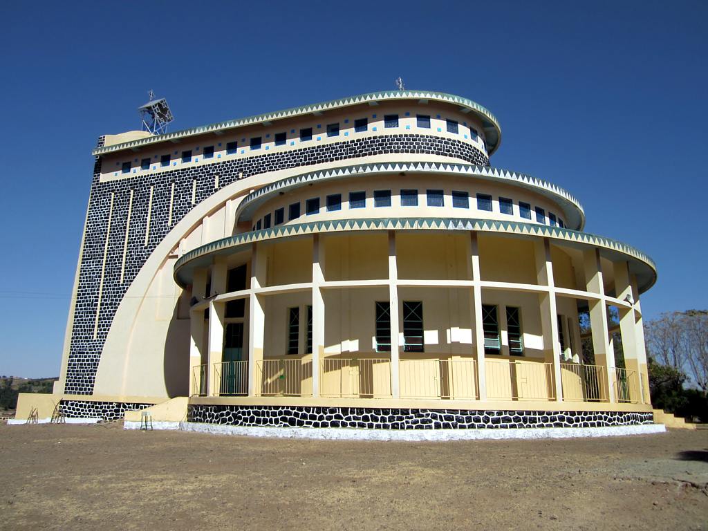 St George's Orthodox Church crowns a prominent hill in Mendefer…