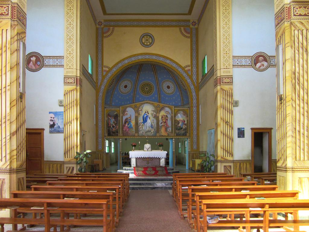 The church of the Franciscan Capuchin Friary in Mendefera, Erit…