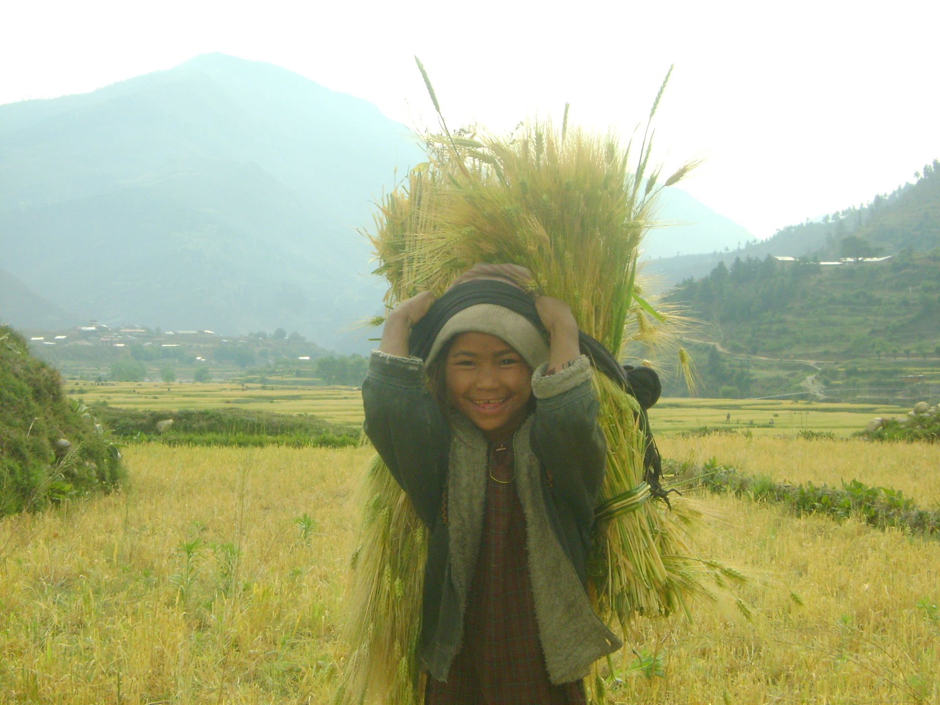 A small kid from Chhina, Jumla district (Nepal) returning home …