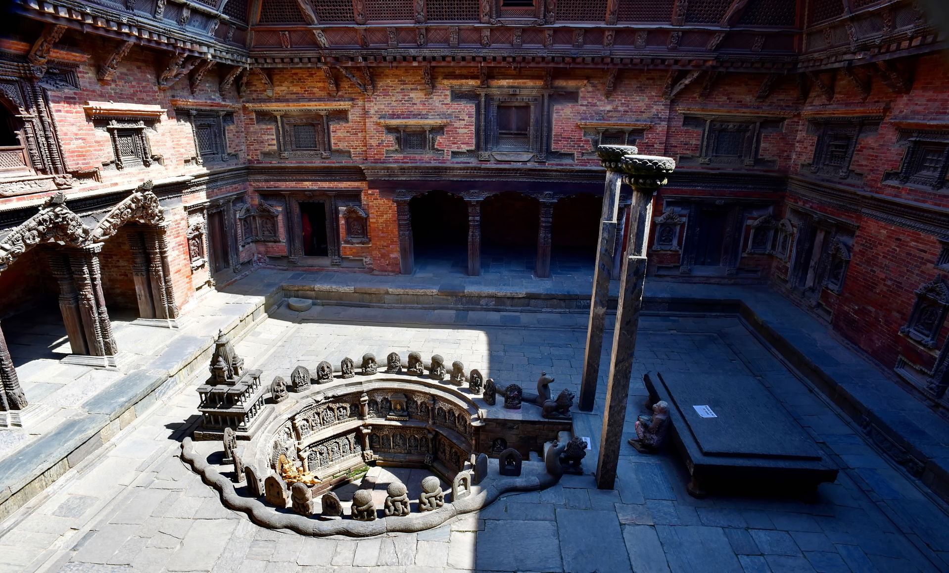 A very beautiful, beautiful square within the Patan Durbar Squa…