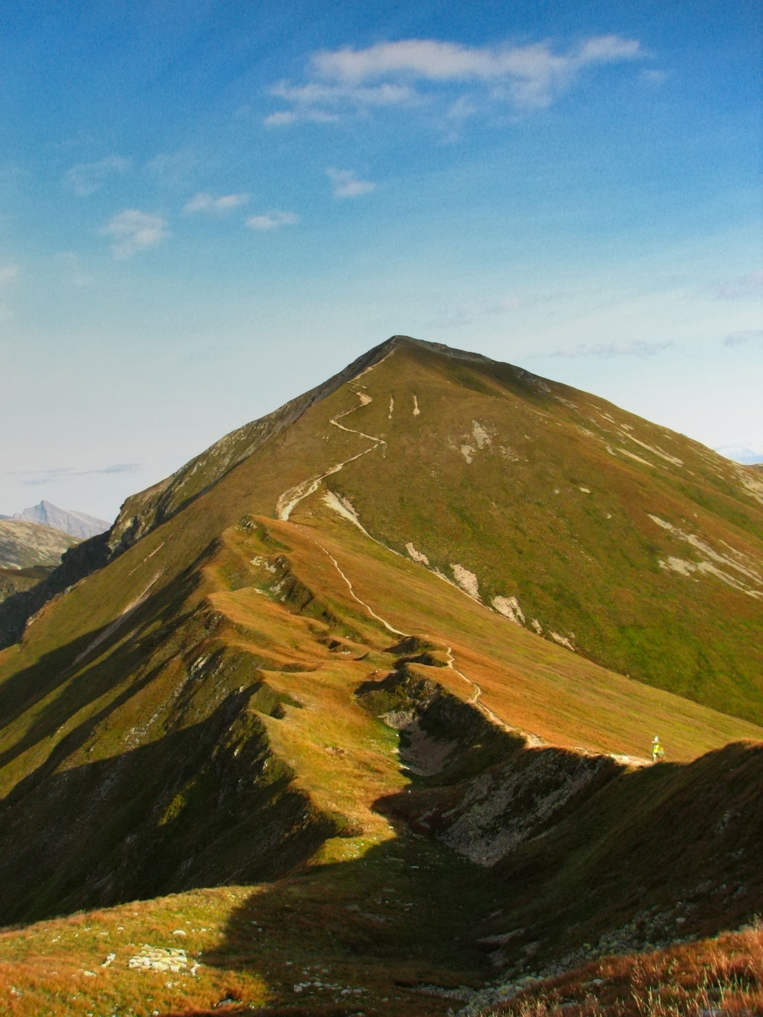 Starorobociański Wierch, widok z Kończystego Wierchu, na pierws…