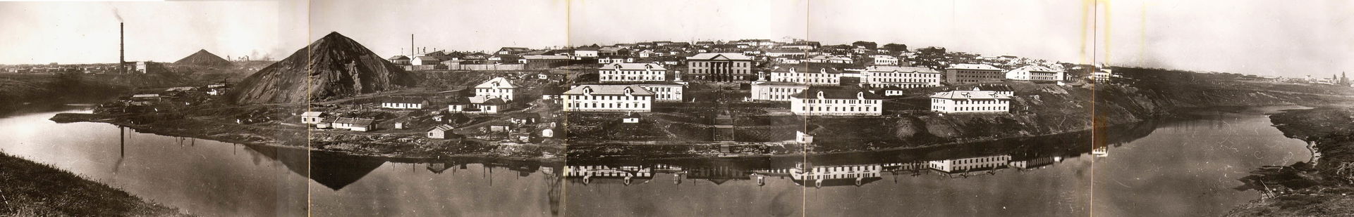The view of Vorkuta in the end of 1950s