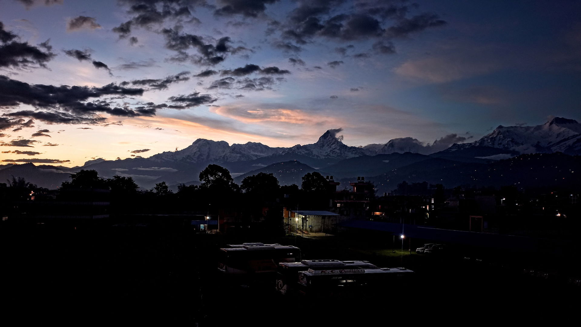This photo is taken from Budi bajar, Pokhara. A evening glimpse…