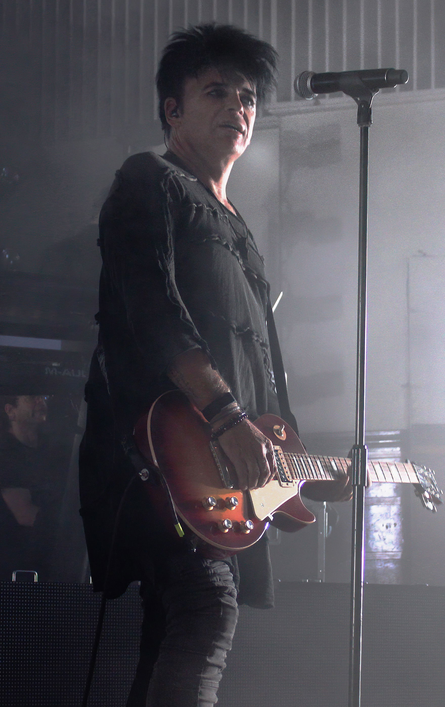 Gary Numan, performing in 2019, on (R)evolution tour.