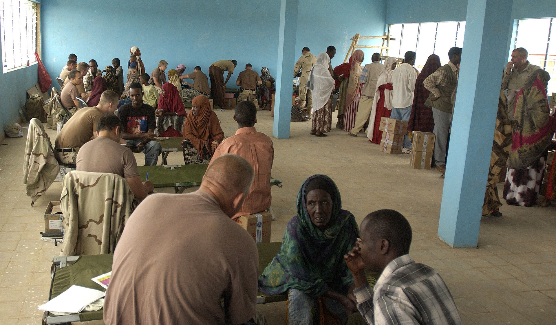 Gode, Ethiopia (Nov. 9, 2005) - U.S. Military medical personnel…