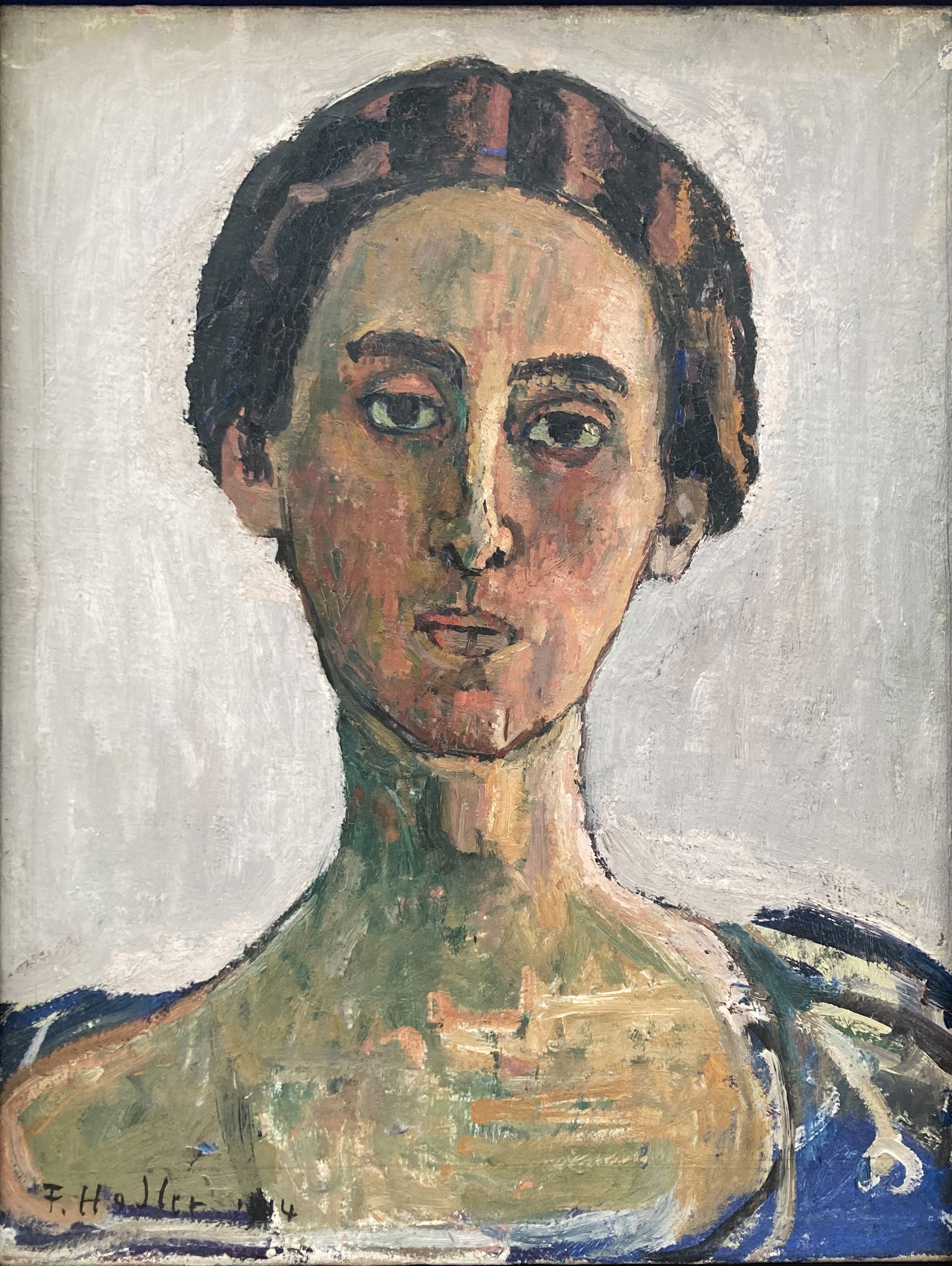 Painting from 1914 by Ferdinand Hodler of Valentine Godé-Darel.…