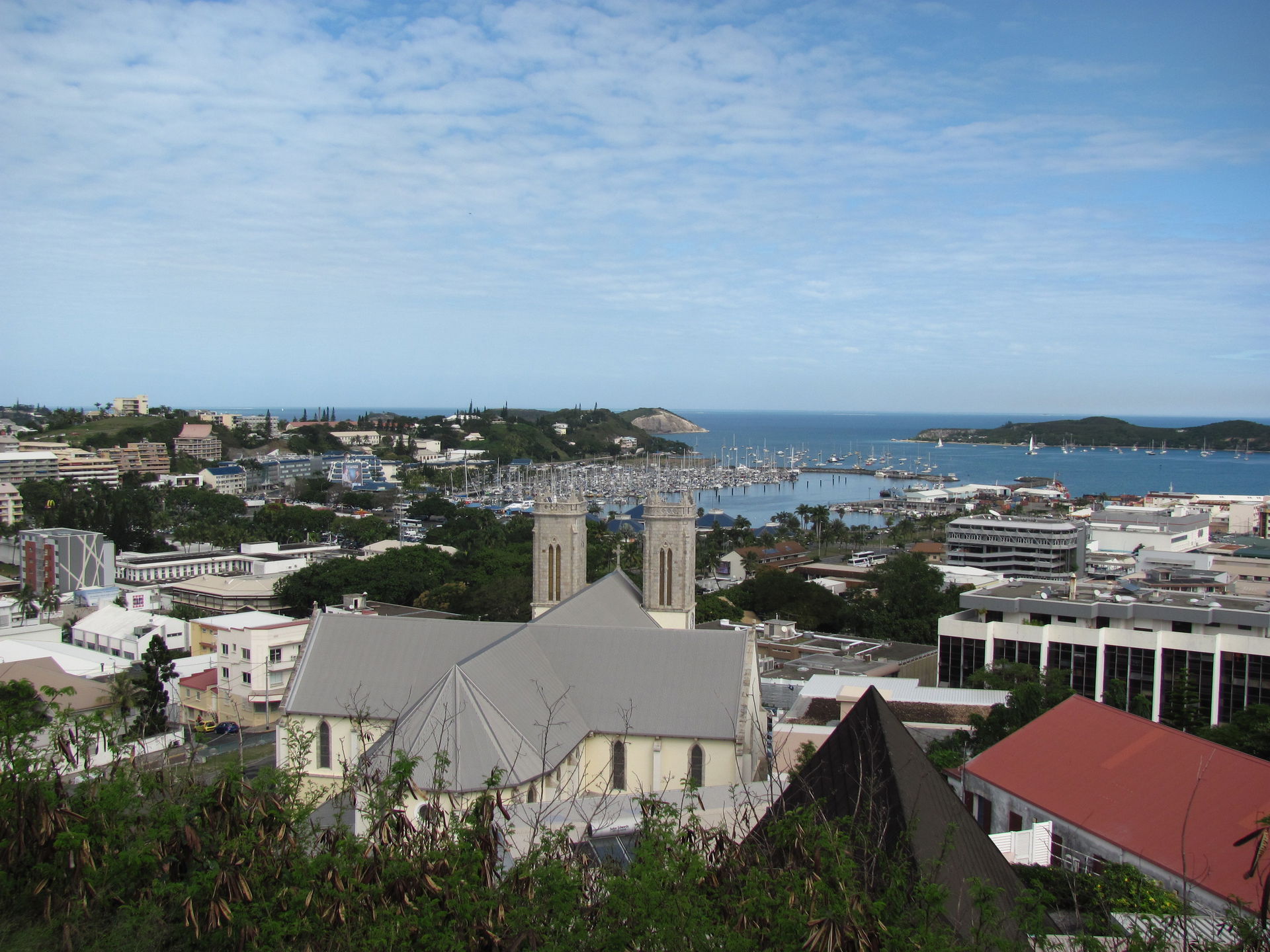 General view, centre of Nouméa, New Caledonia