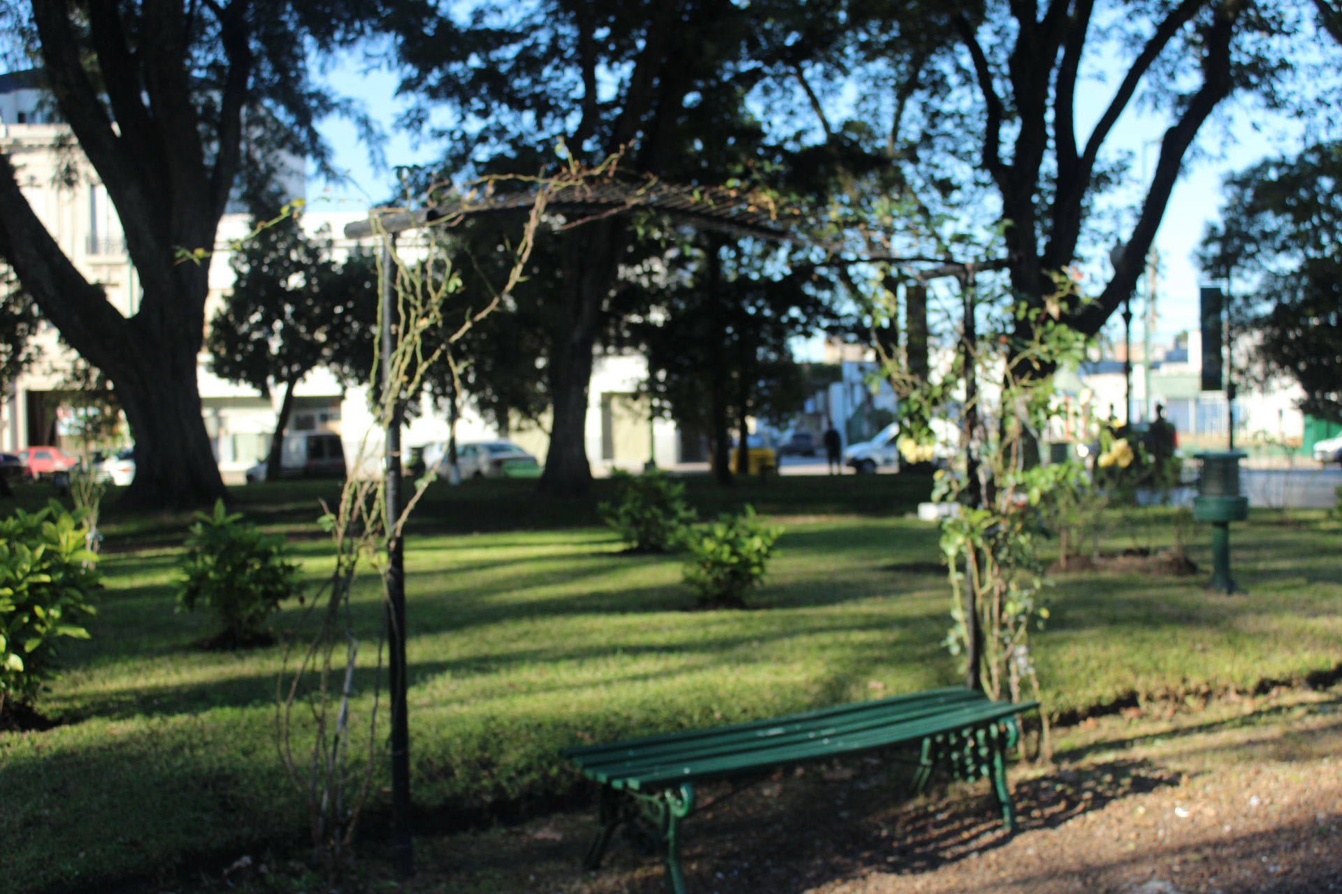 Plaza central Concepción del Uruguay, Entre Ríos, Argentina