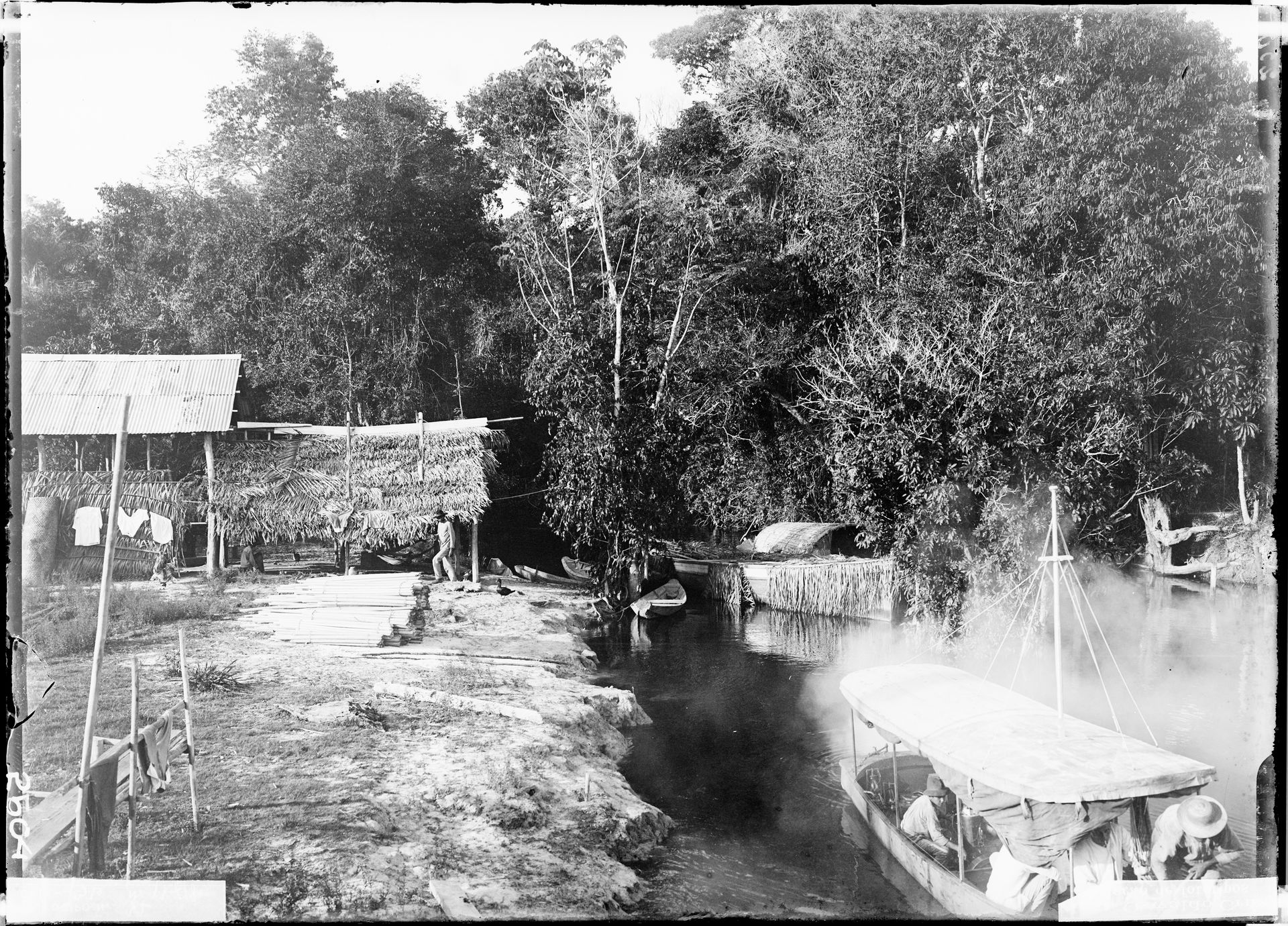 Port of Providencia, Rio Negro, Acre, 1913. Photograph from the…