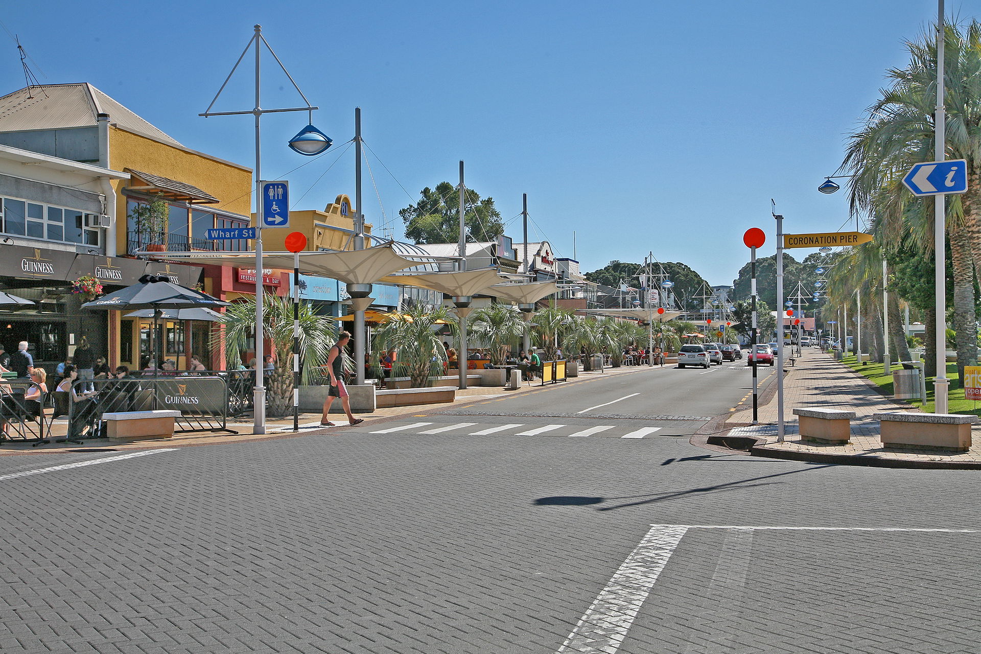 Willow Street in Tauranga, a town in the Bay of Plenty region (…