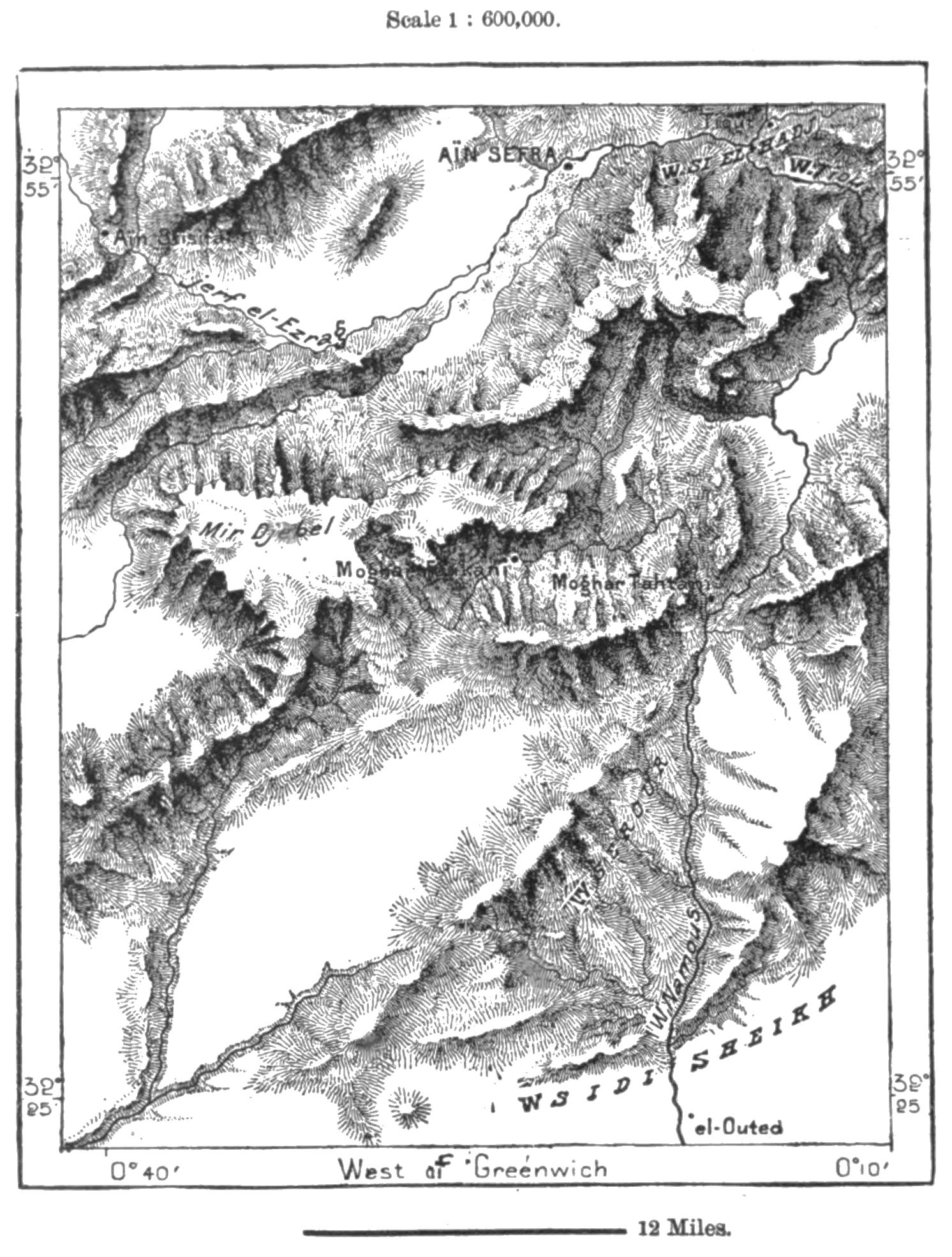 The Ain-Sefra highlands