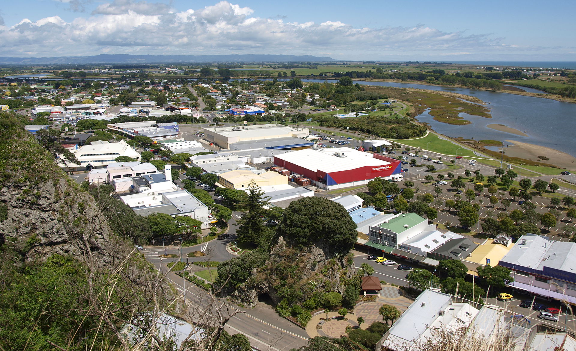 Whakatane, Bay of Plenty, New Zealand (Part of the Town) with W…