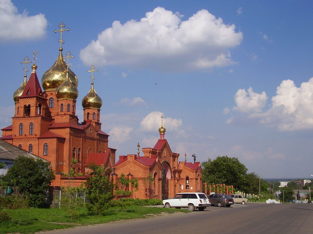 Ust'-Labinsk. Demjana Bednogo Street. Orthodox church (2000th y…