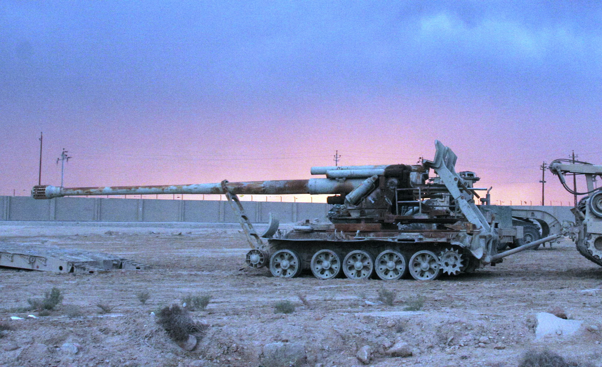 A North-Korean-built M-1978 KOKSAN displayed at the Al Anbar Un…