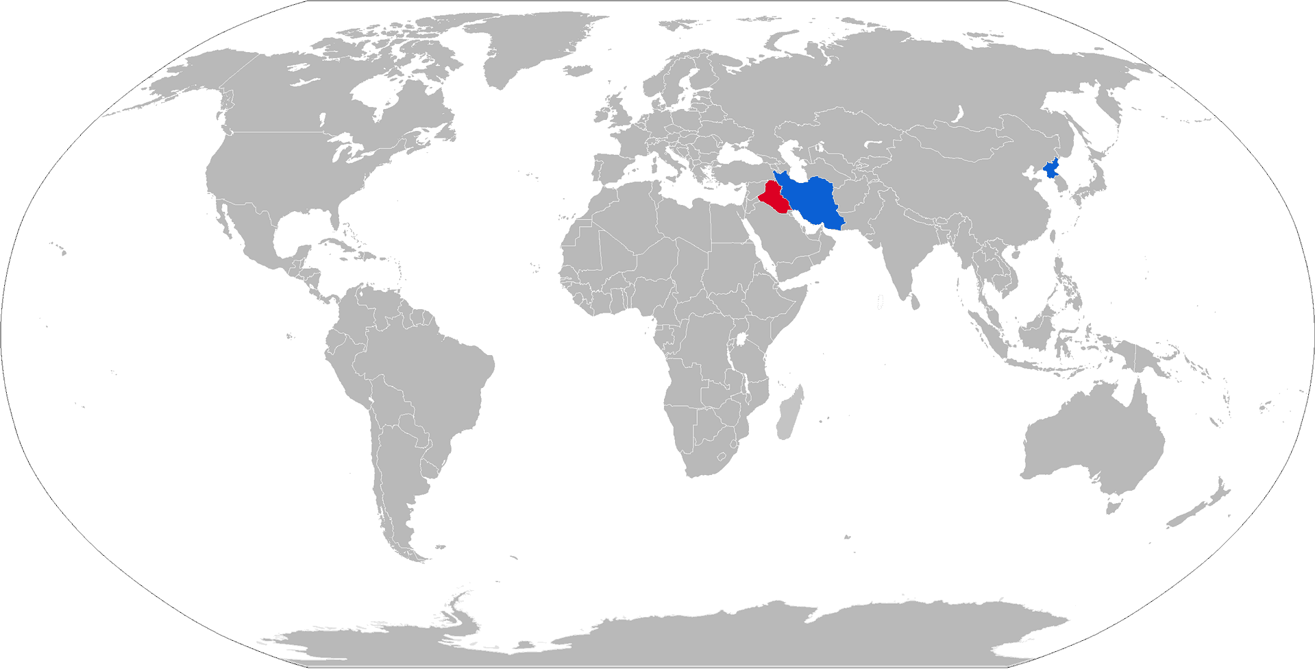 Map with Koksan operators in blue, and former ones in red.