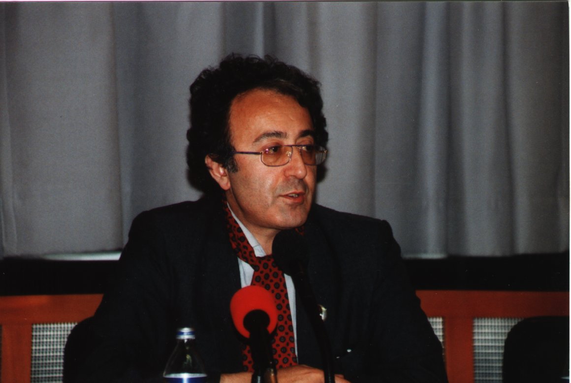Ismail Kosan attending a meeting in Berlin 1998