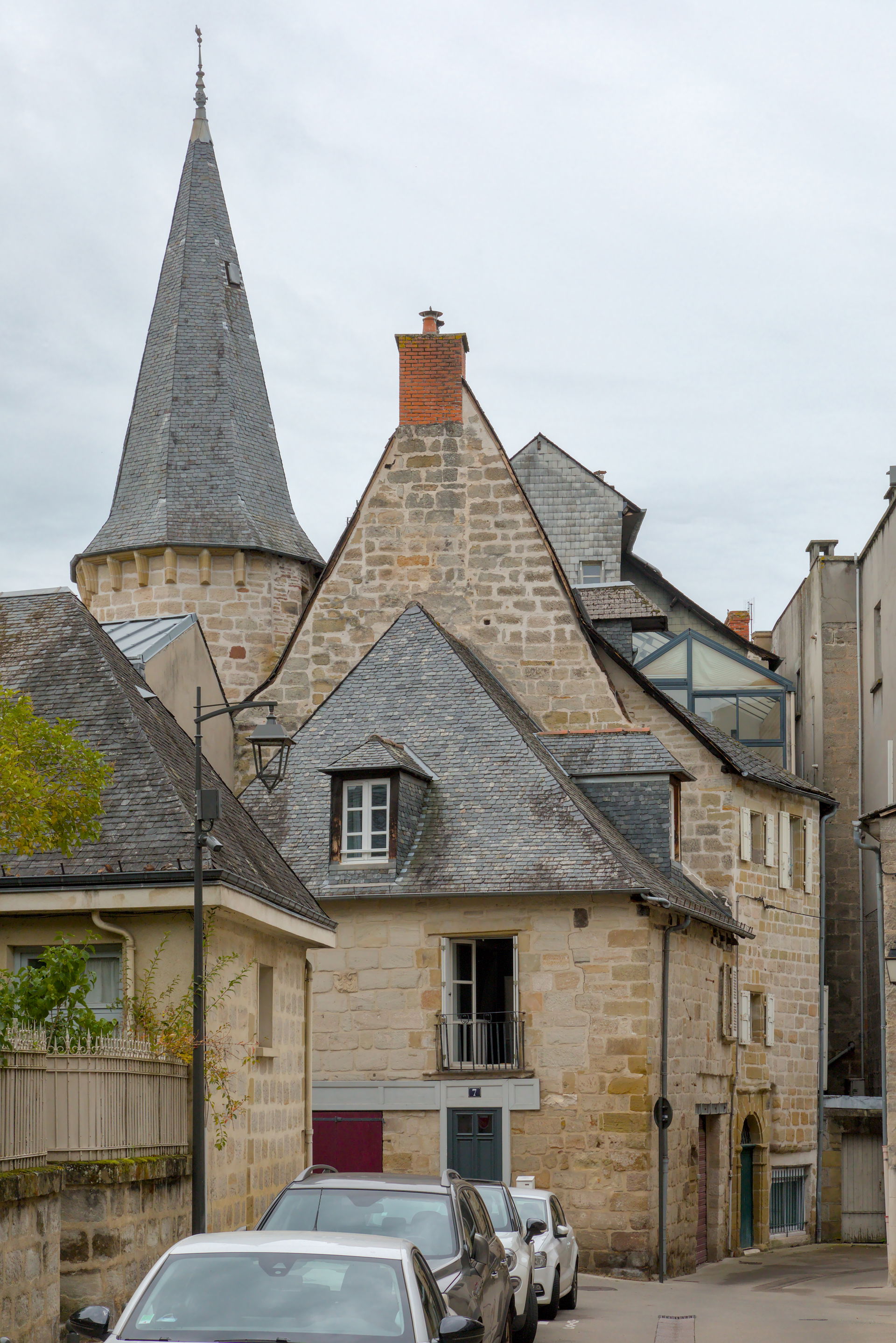 Brive-la-Gaillarde (Corrèze, France) - Historic center building…