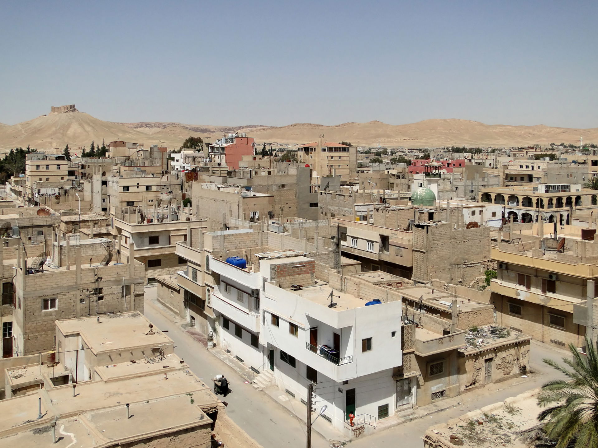 City of Tadmor beside the site of Palmyra in Syria