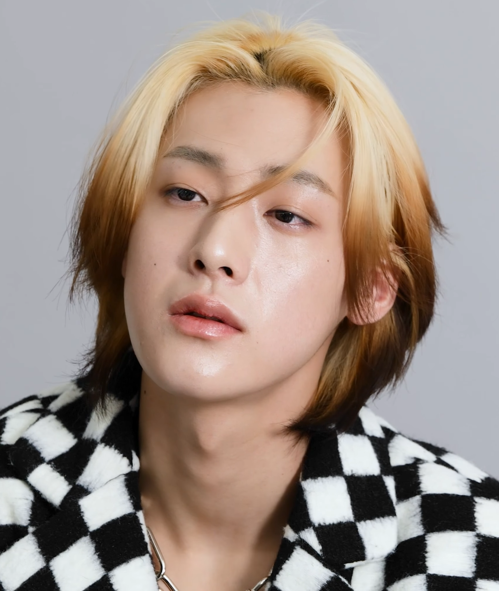WEi during an interview for Marie Claire Korea