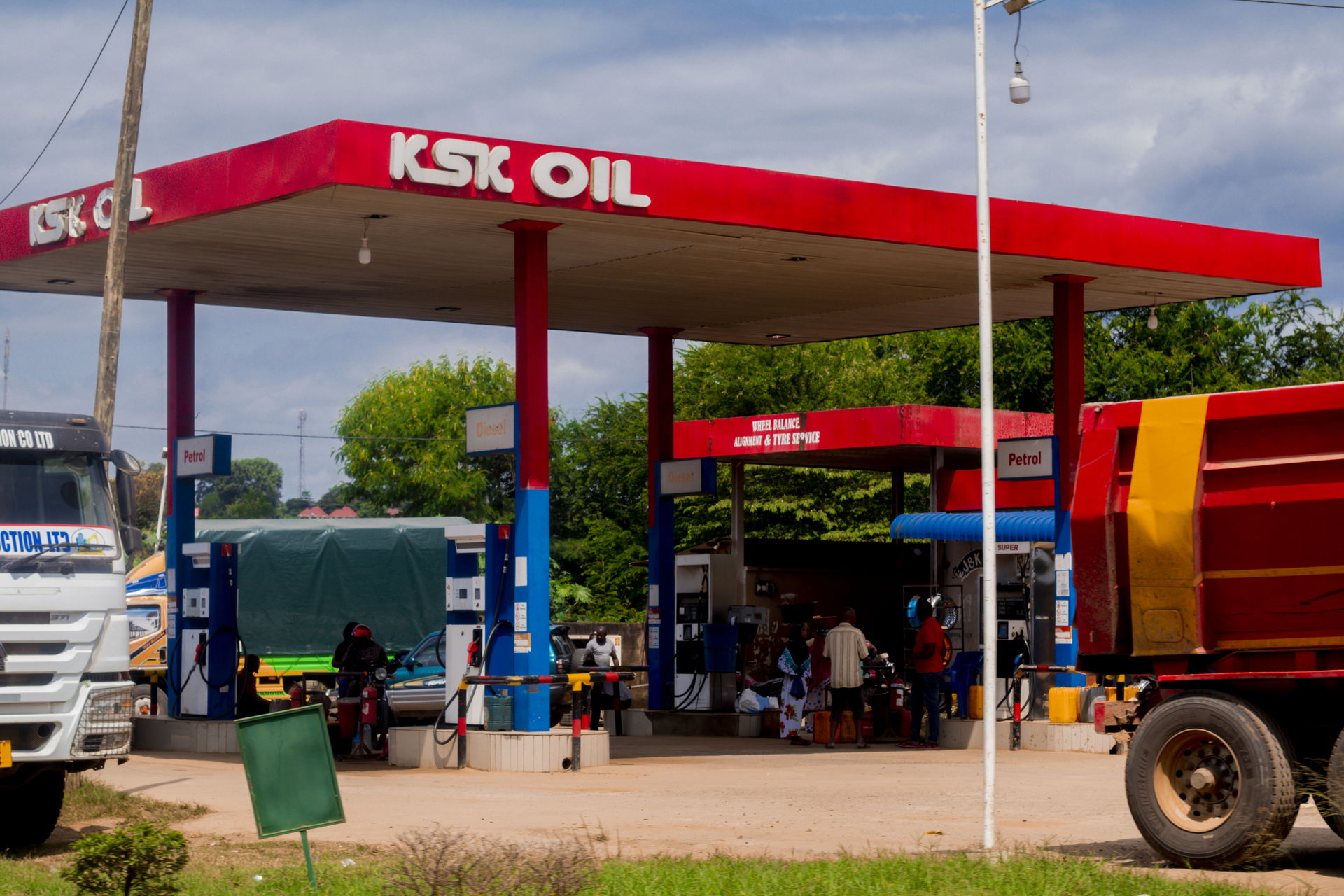 Ksk oil gas filling station located in Korogwe, Tanga Tanzania