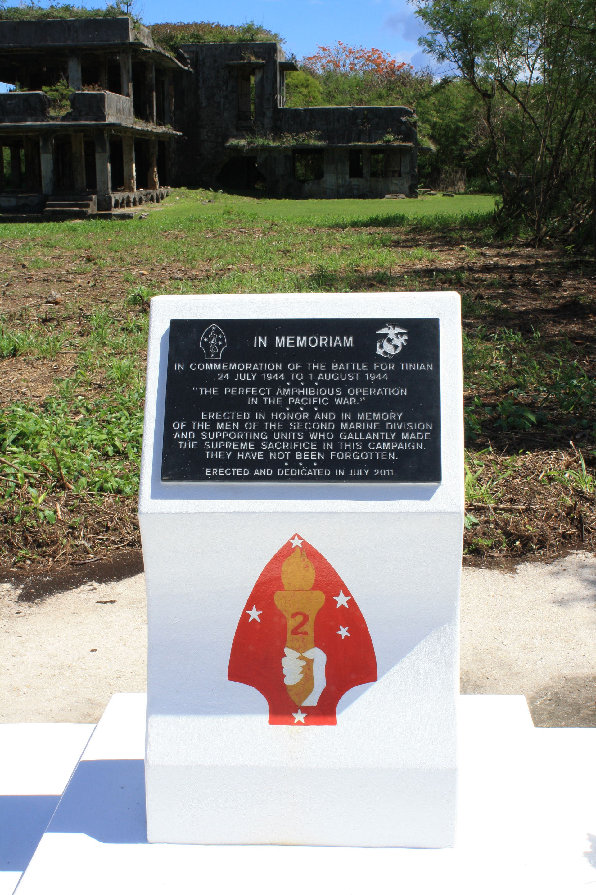 2nd Marine Division Memorial, Tinian Island