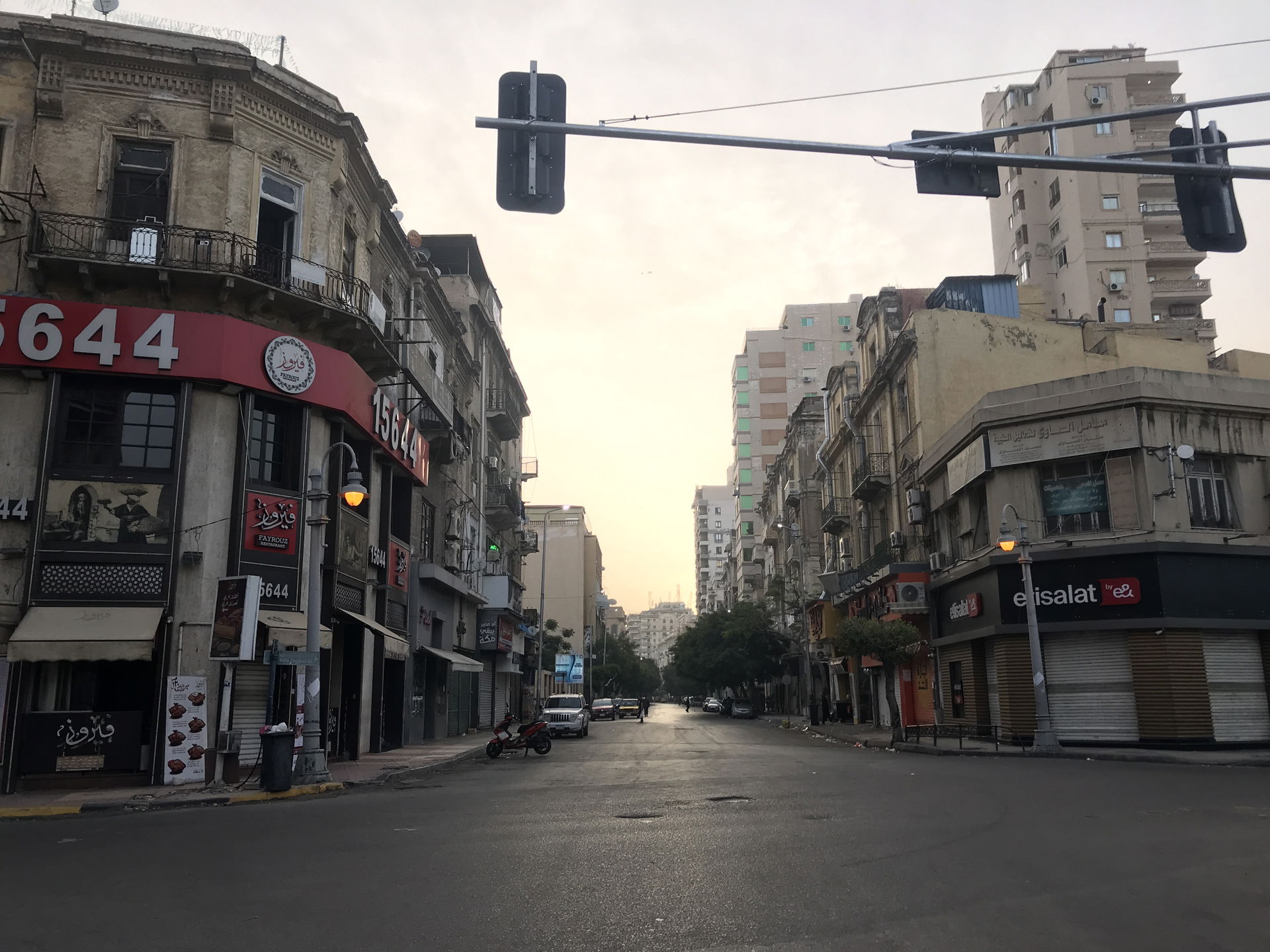Al Shahid Salah Moustafa Street in Alexandria, Egypt
