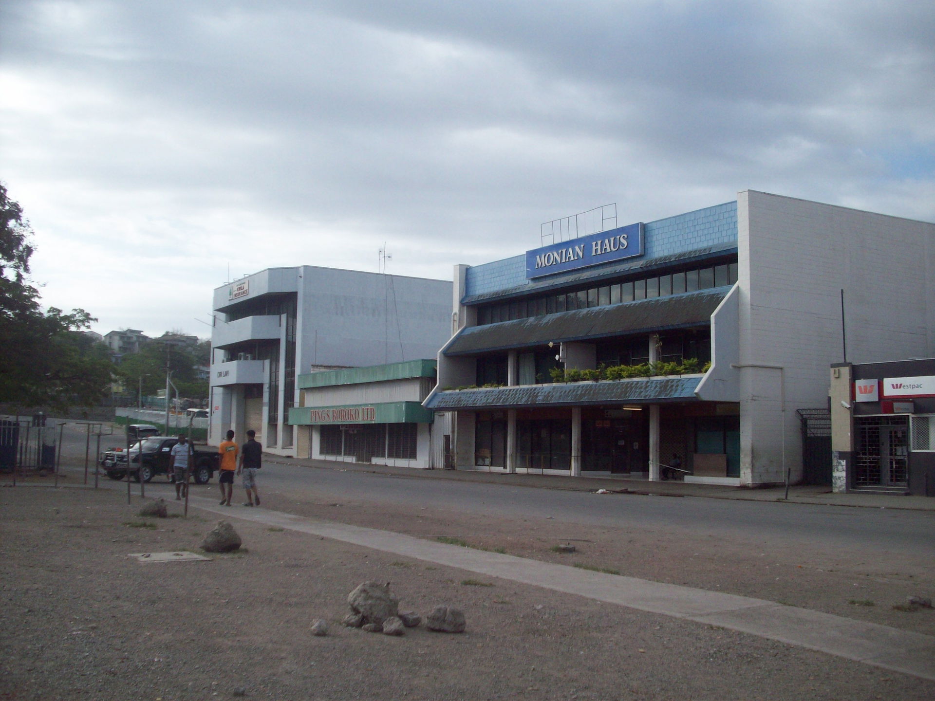 Empty Boroko stores 2012