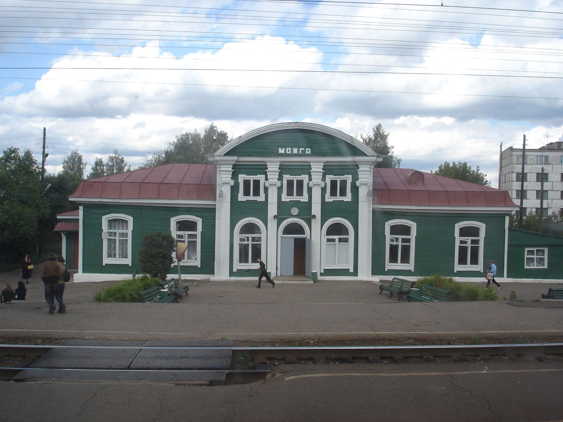 Mozhga. Russian city, Udmurtia region. Railroad station