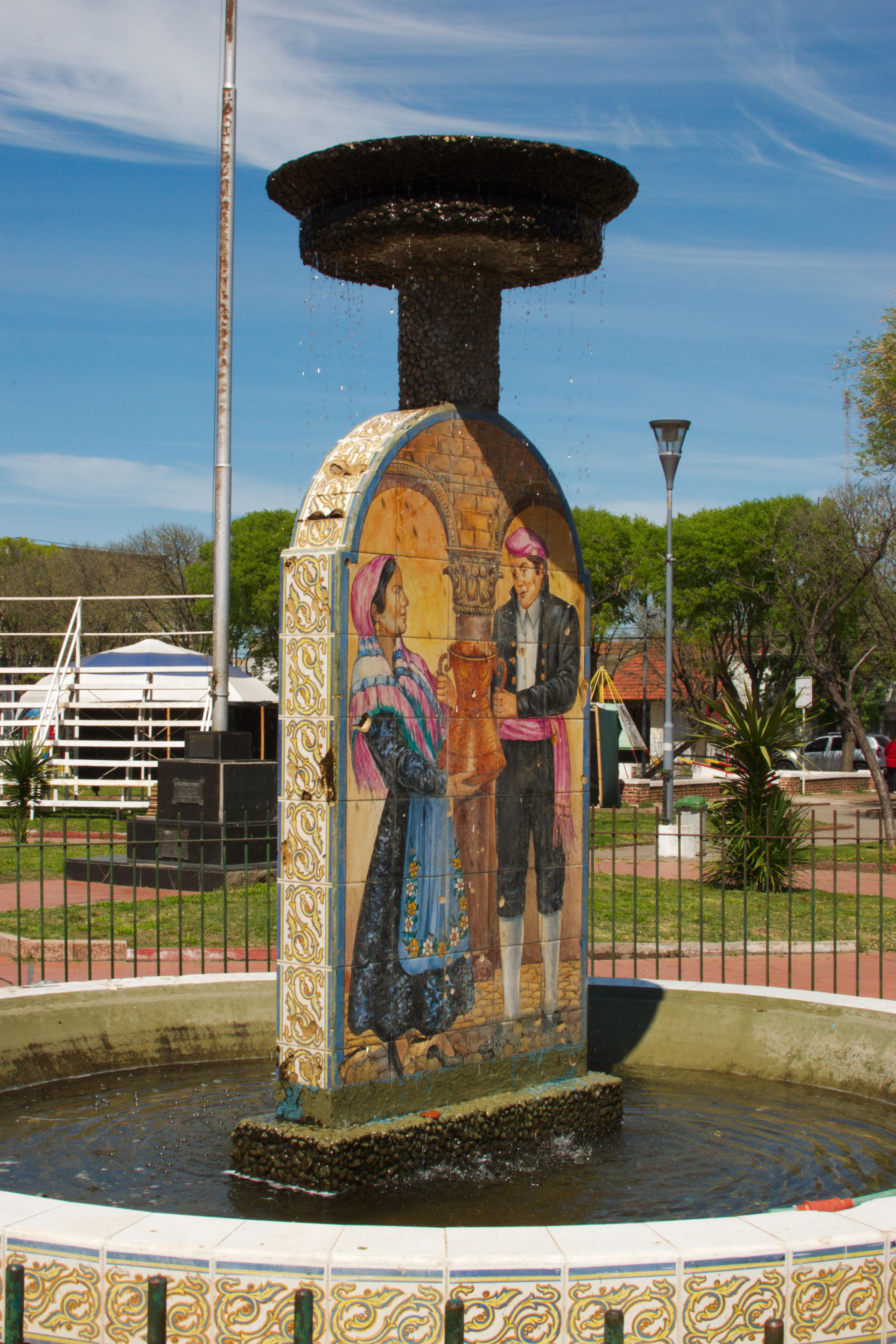 Square of Spain on Tres Arroyos (Province of Buenos Aires, Arge…