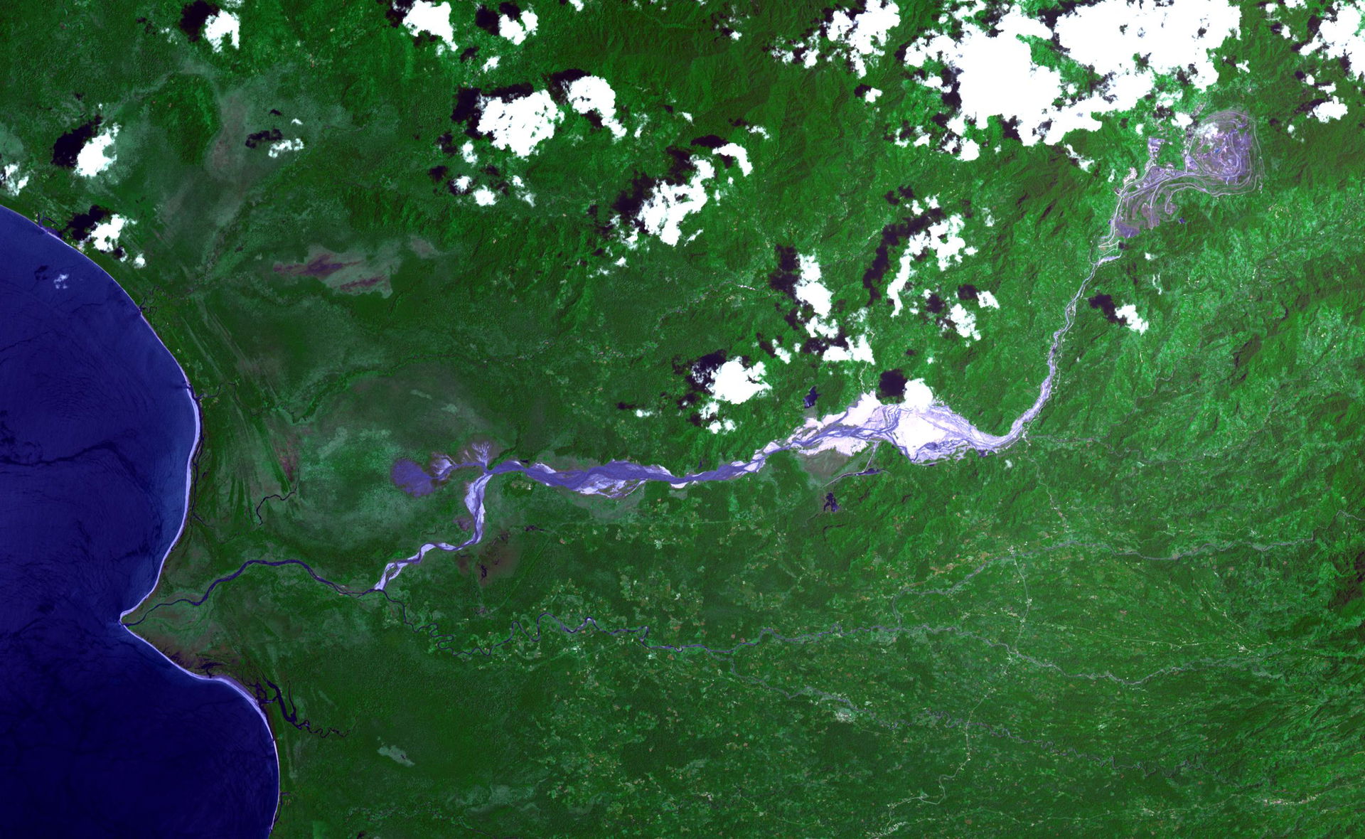 The Panguna copper ore deposit was discovered in 1969 in the Au…
