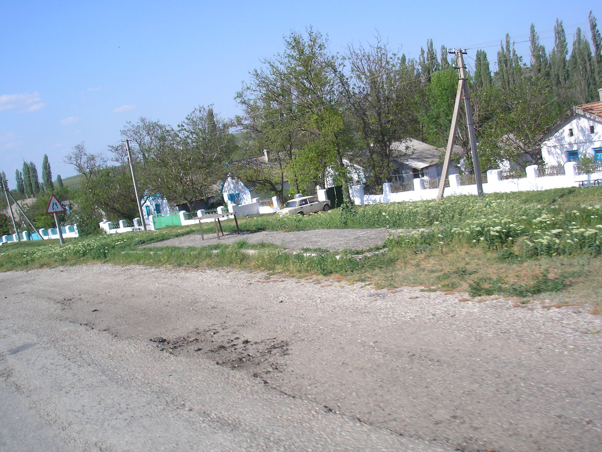 Village Vladimirovka, Belogorsky region, Crimea.