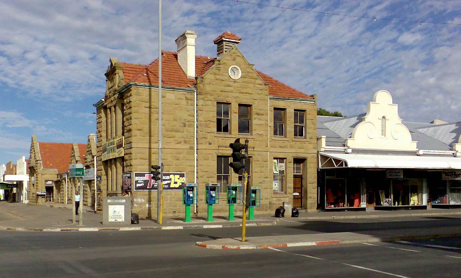 Sandstone building (old post Office building which is now priva…