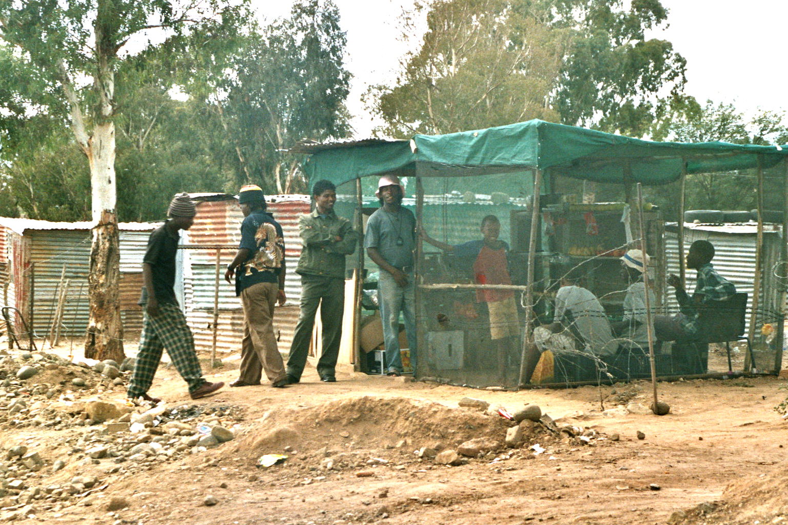 Little shop on the main street of Dukatole, part of Maletswai /…