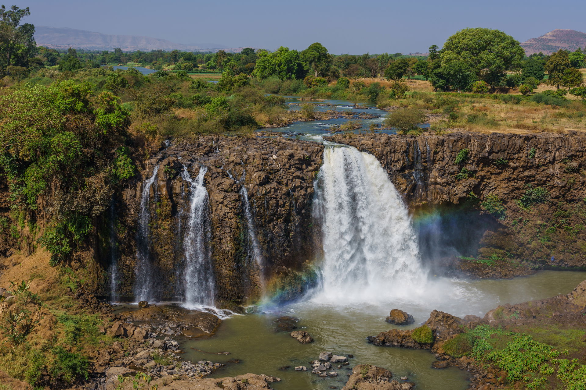 Blue Nile Falls at Tis Issat near Bahir Dar, Ethiopia