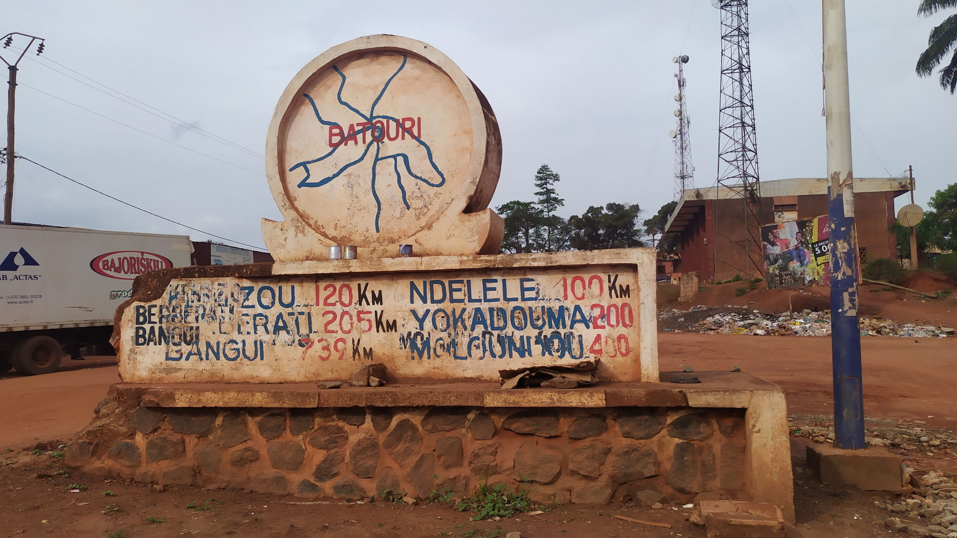 Batouri, localité de l'est Cameroon