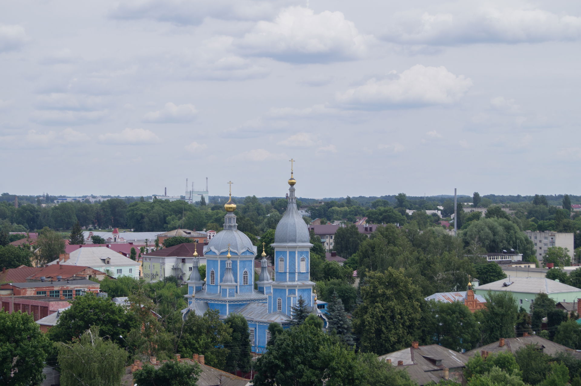 Собор Преображения Господня в г.Новозыбков (1911г) вид с колоко…