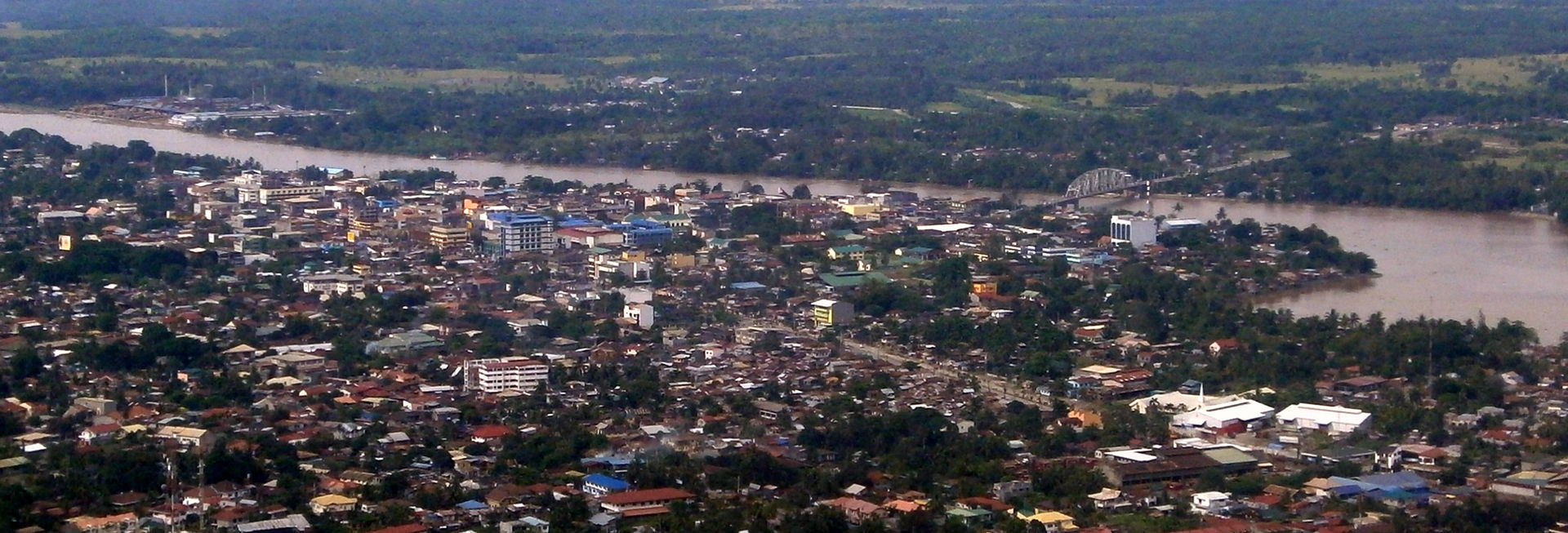 An aerial picture of Butuan, taken at around 3 pm, Apr 13 2013.