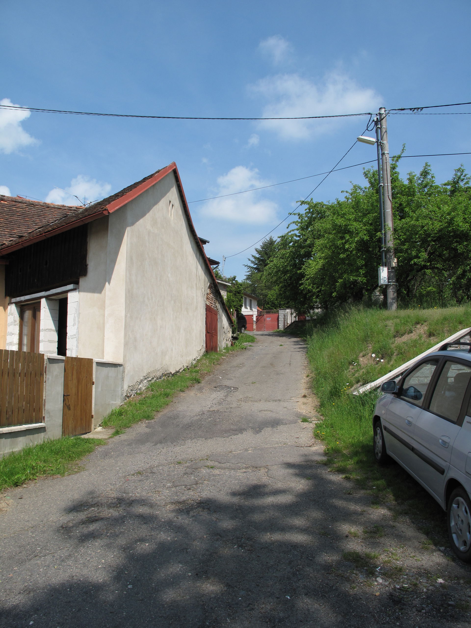 Cesta v Hulíně.