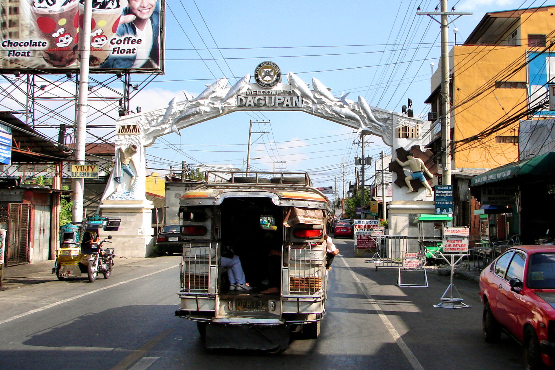 Welcome sign of Dagupan, Pangasinan, Philippines