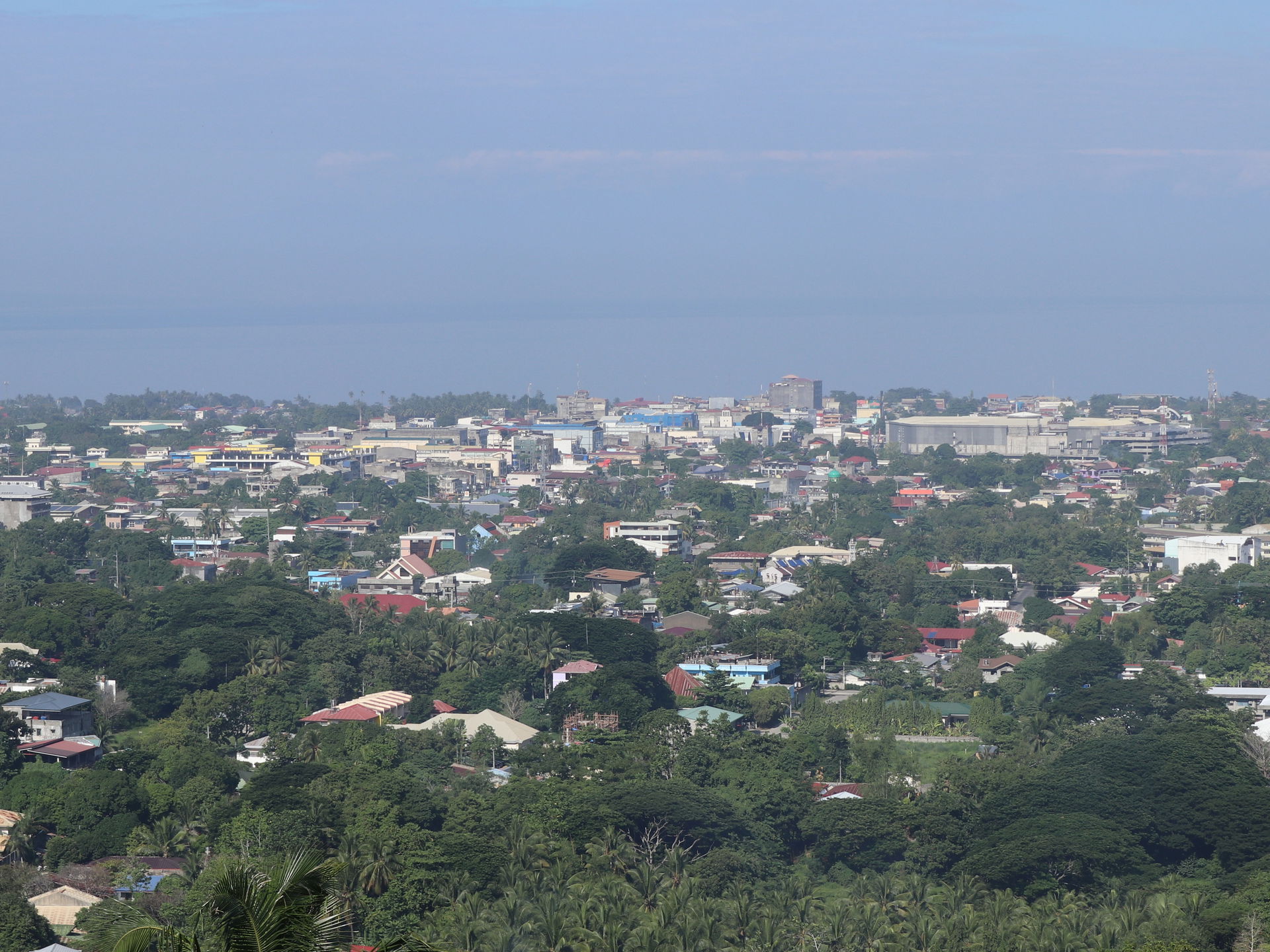 Iligan City overlooking from Mount Lelong