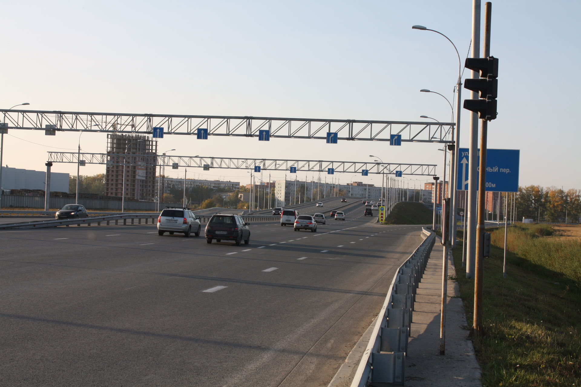 Sovetskoye Highway, Novosibirsk, Russia.