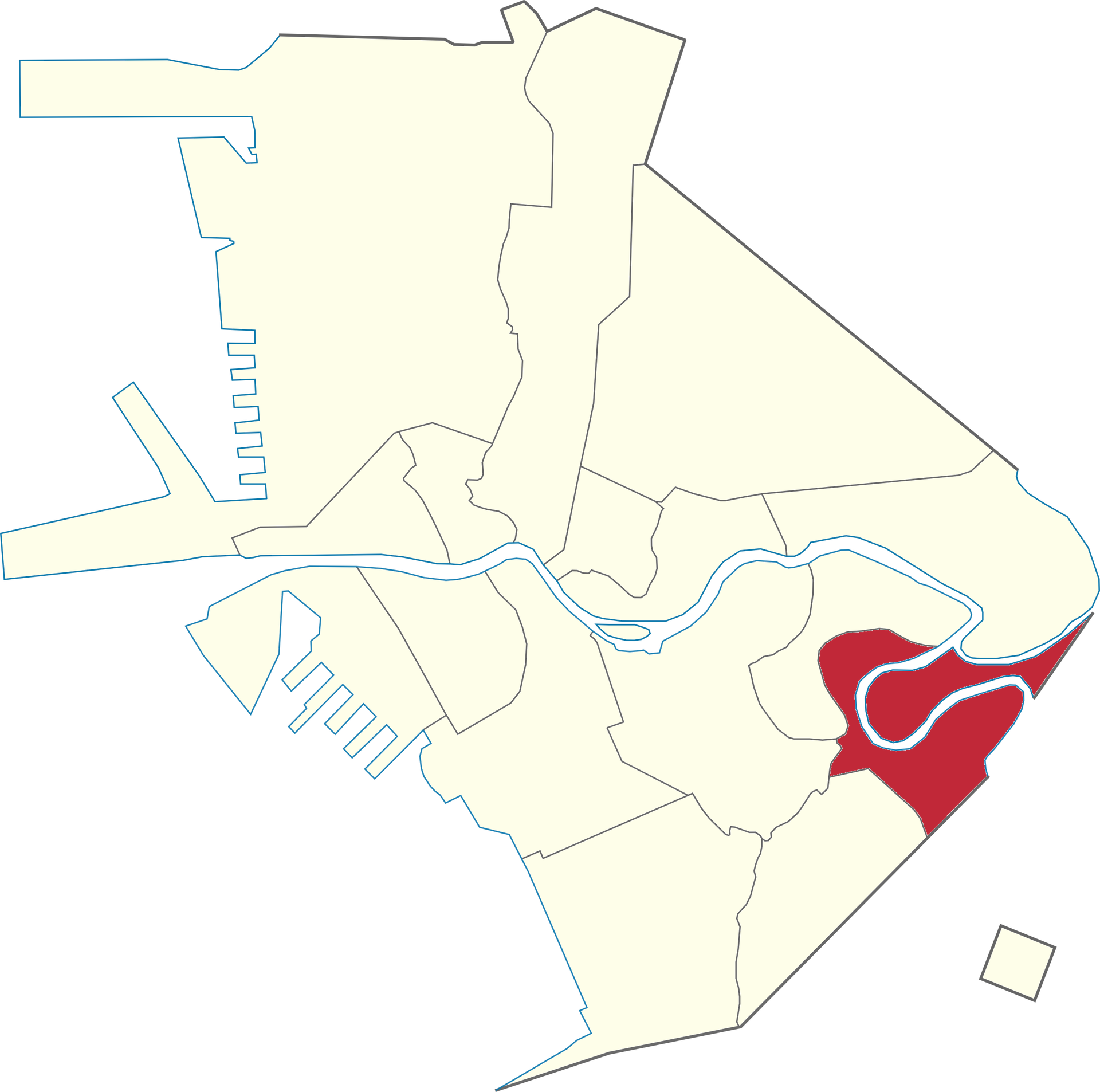 Location of Santa Ana in Manila