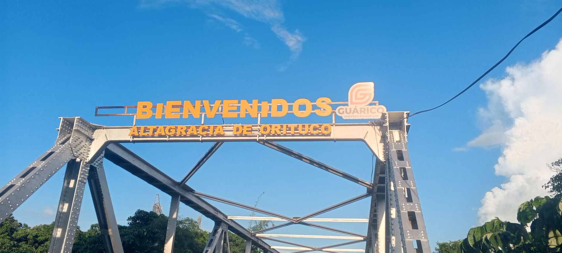Entrada a Altagracia de Orituco (foto tomada el 19-09-2024)