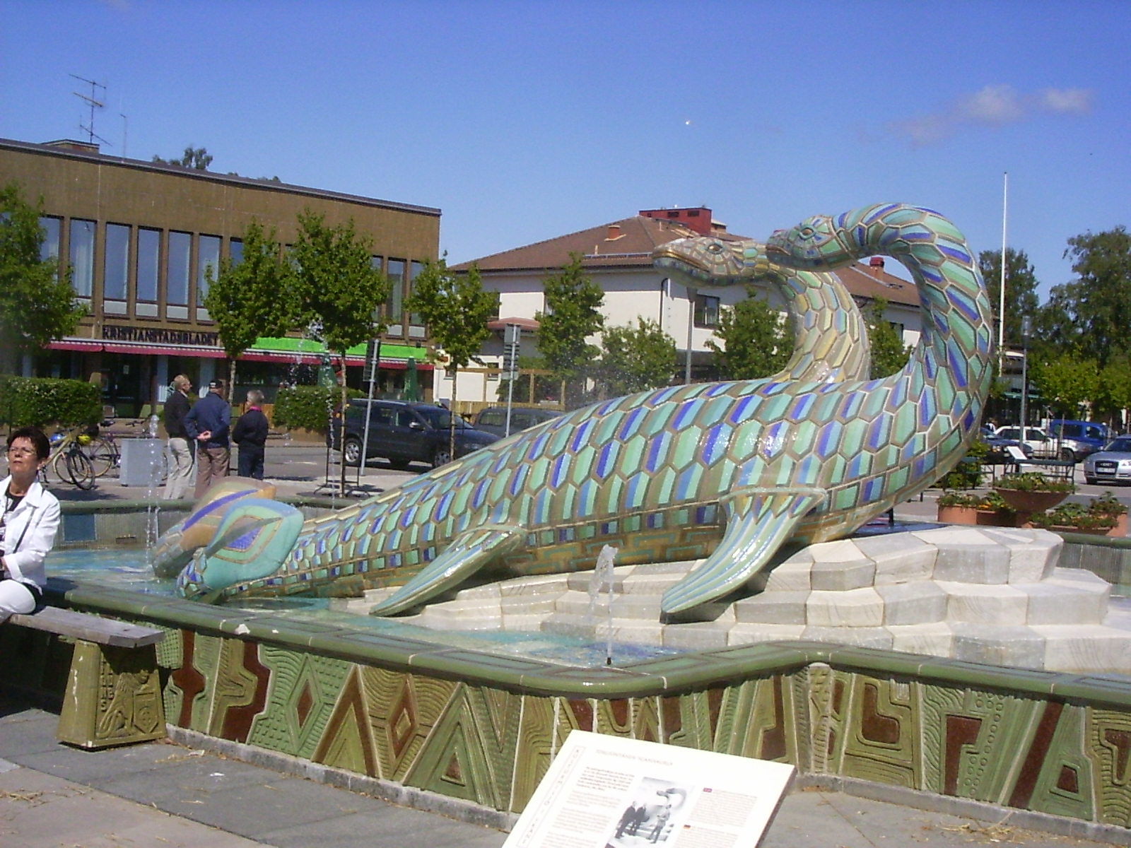 Bromölla, dinosaur sculpture