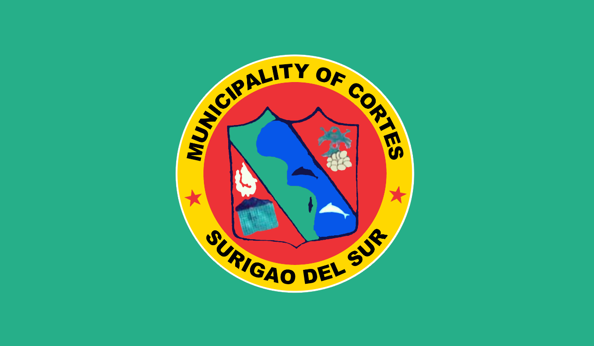 Flag of Cortes, Surigao del Sur